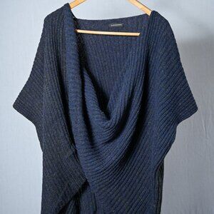 Anthropologie Cowl Neck Over Sized Sweater Vest
